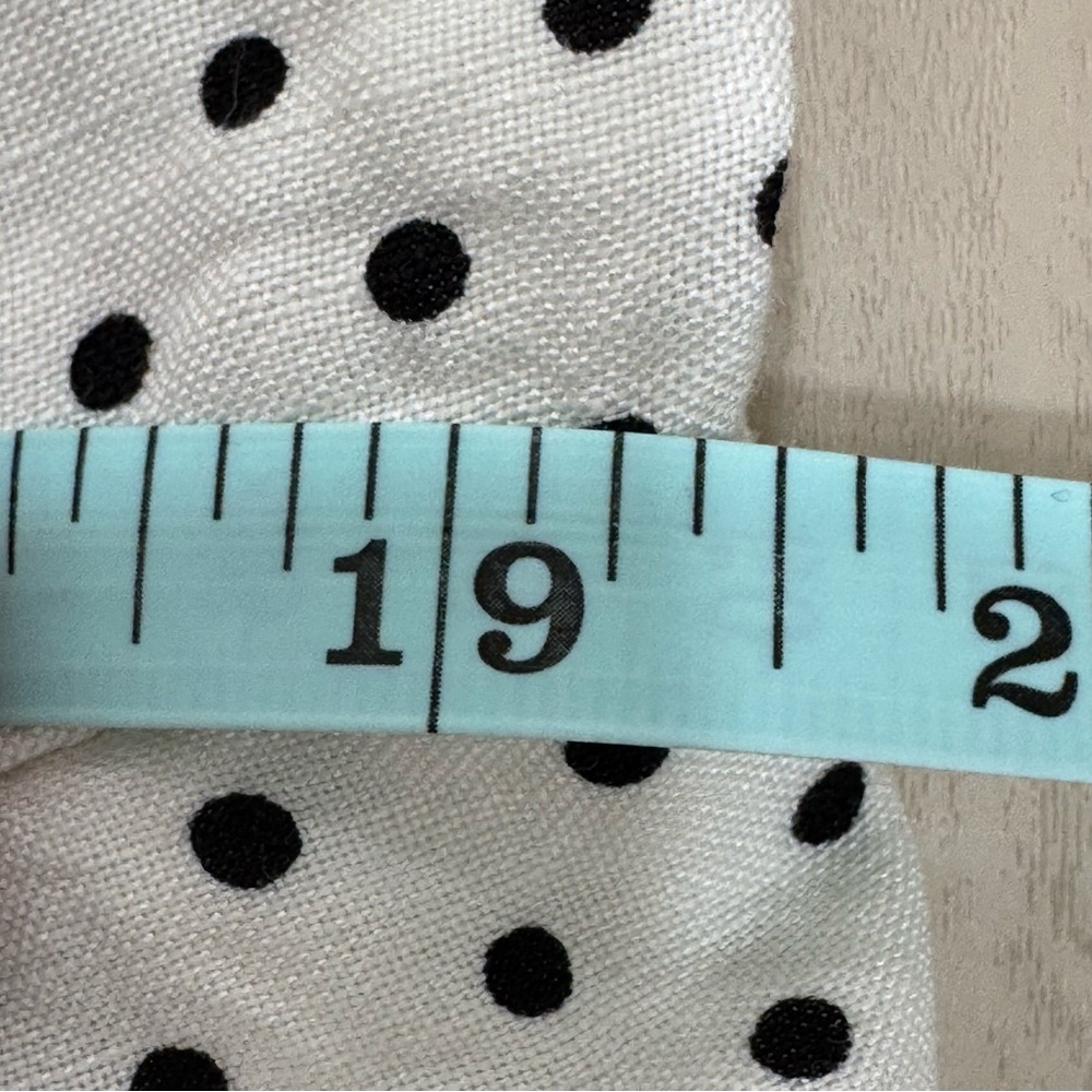 Kate Spade X Target Midi Dress Cream Black Polka Dot Women's XXL *NO BELT - Picture 14 of 15